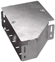 Переходник левый для лотка с крышкой Промрукав Стандарт 300х200х100 картинка